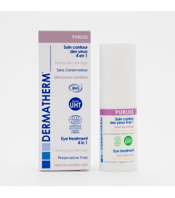 PURLISS Bio péče o oční okolí proti stárnutí pleti 4 v 1